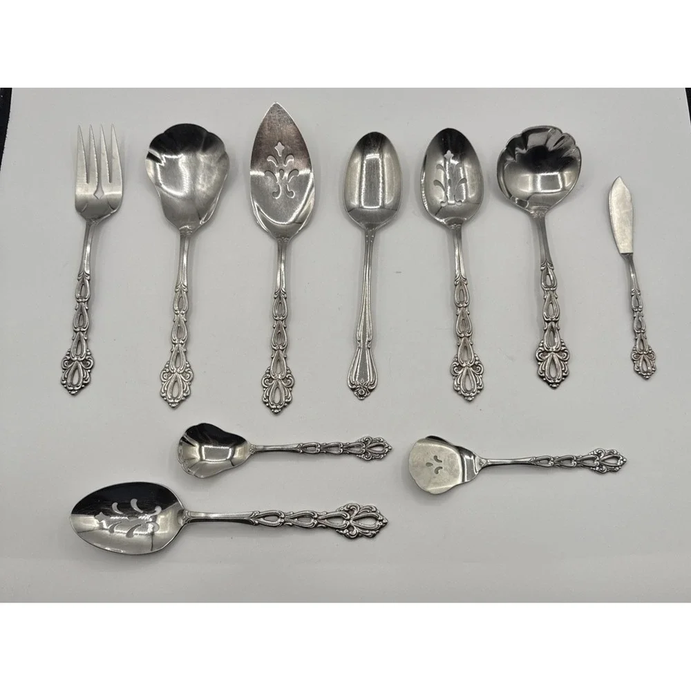 Oneida Chandelier 10 Different Pcs Dinner Fork + Community Stainless Flatware